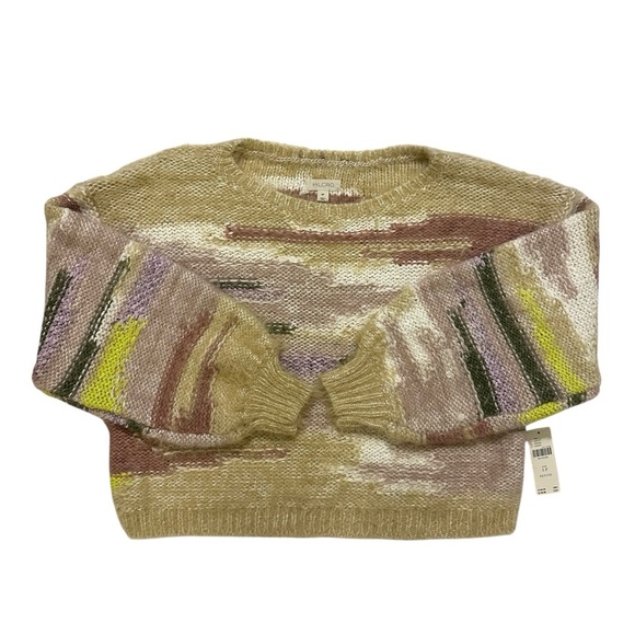 NWT💕 Anthropologie Pilcro Boat-Neck Cropped Sweater - Small Petite - Picture 2 of 6